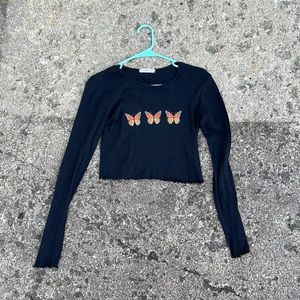 Truly madly deeply butterfly long sleeve